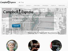 Tablet Screenshot of campbellexpress.com